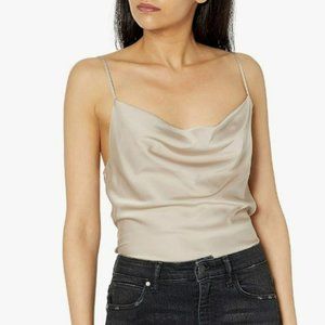 NWT! The Drop - Women's Christy Cowl-Neck Cami Silky Stretch Top